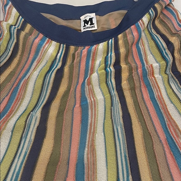 Missoni Vibrant Striped A-Line Skirt - Picture 3 of 7